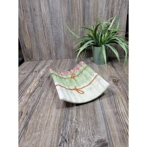 Vintage Olfaire Asparagus Dish P8520, Ceramic Portugal